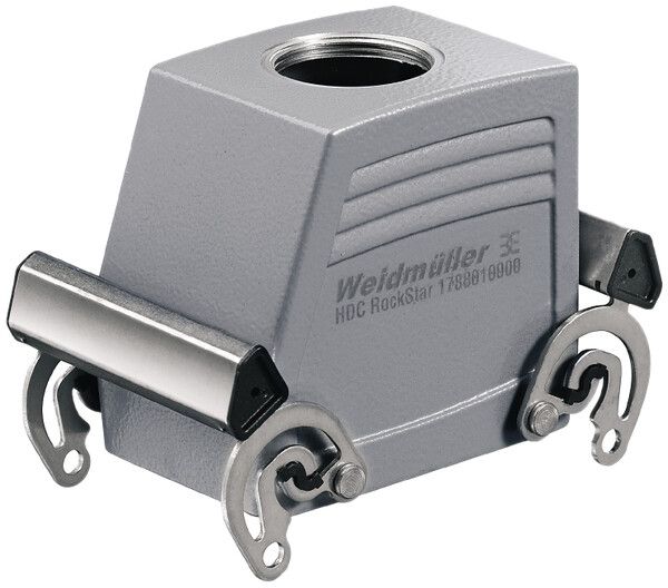 Steckergehäuse Weidmüller HDC 32A Querbügel Oberteil Gr.7, 1×M32 oben