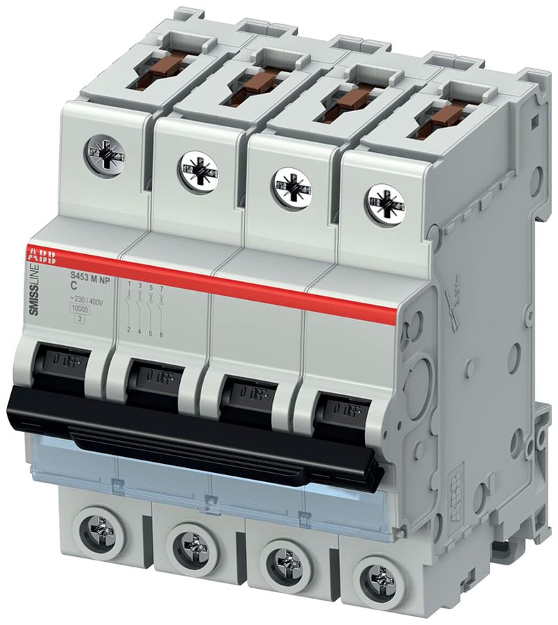 Disgiuntore ABB SMISSLINE CLASSIC S453E-C13NP 4×13 C 6kA