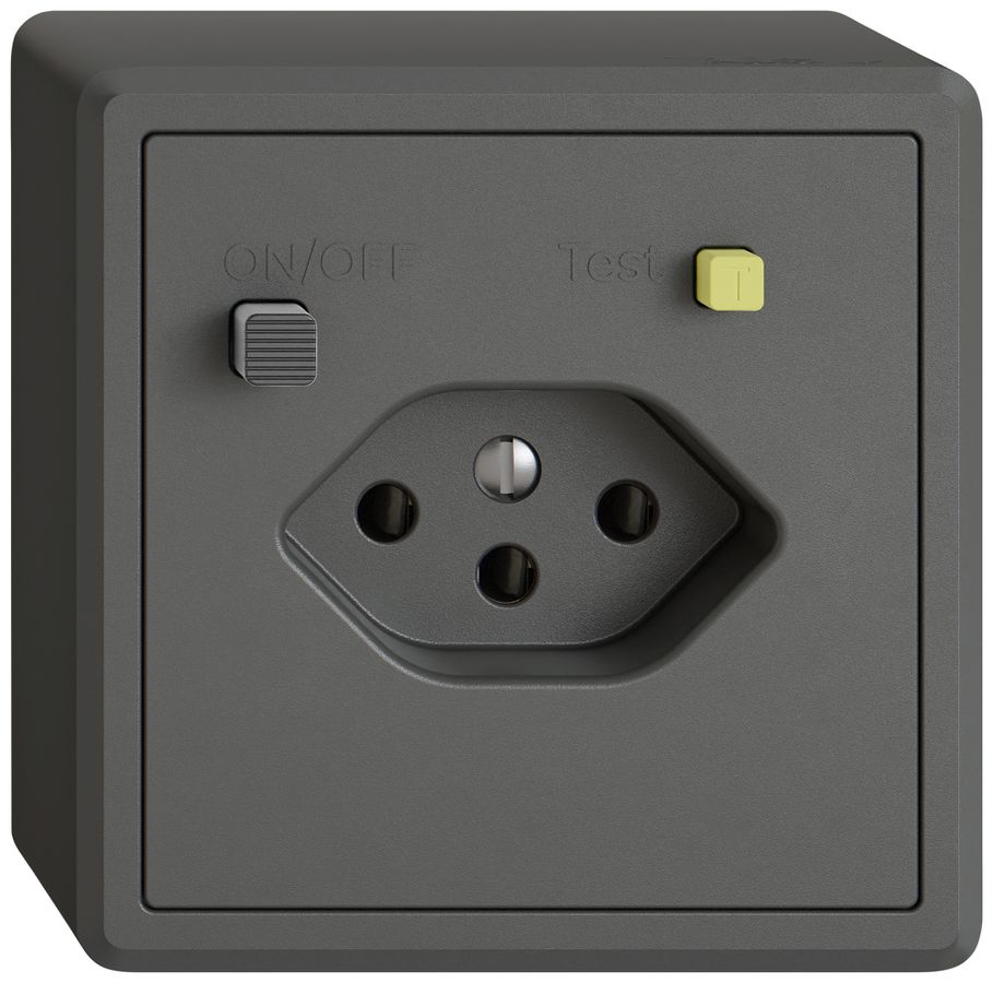 AP-Steckdose FI EDIZIO.liv 1×T13 dgu