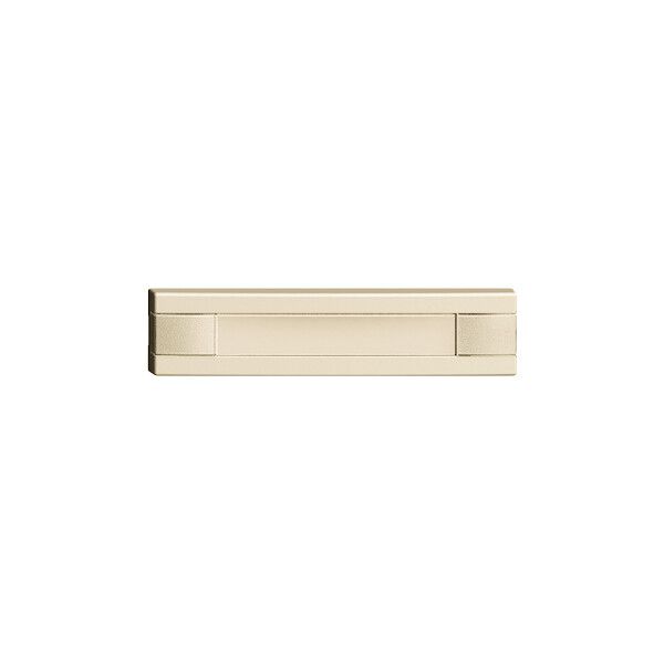 Tasto 1/4 KNX/elettronico senza LED+carta EDIZIOdue comando 2×1 crema