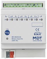 REG-Binäreingang KNX MDT BE-08230.02 8-Kan 230VAC 4TE