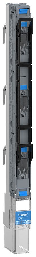 NH-Lastschaltleiste Hager FV+ NH00 3P 160A 690V 100kA Schraubanschluss