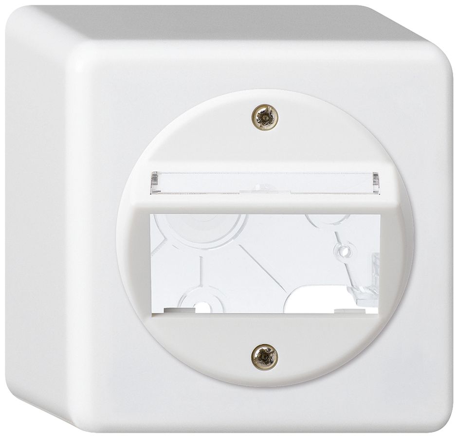 Kit di mont.AP per 1 M3 modulo multimedia basico bianco