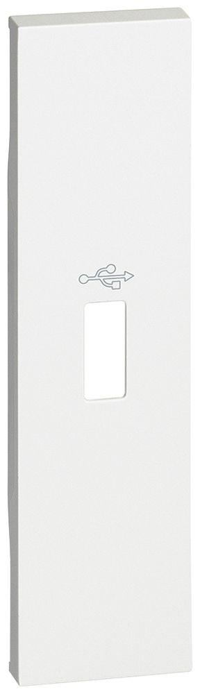 Copertura Living Now 1 modulo per presa USB tipo A bianco