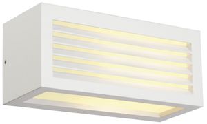 Applique SLV BOX-L, E27 18W IP44 blanc