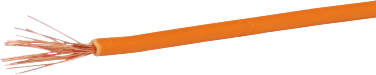 T-Litze 0.75mm² orange Eca, Spule à 200m