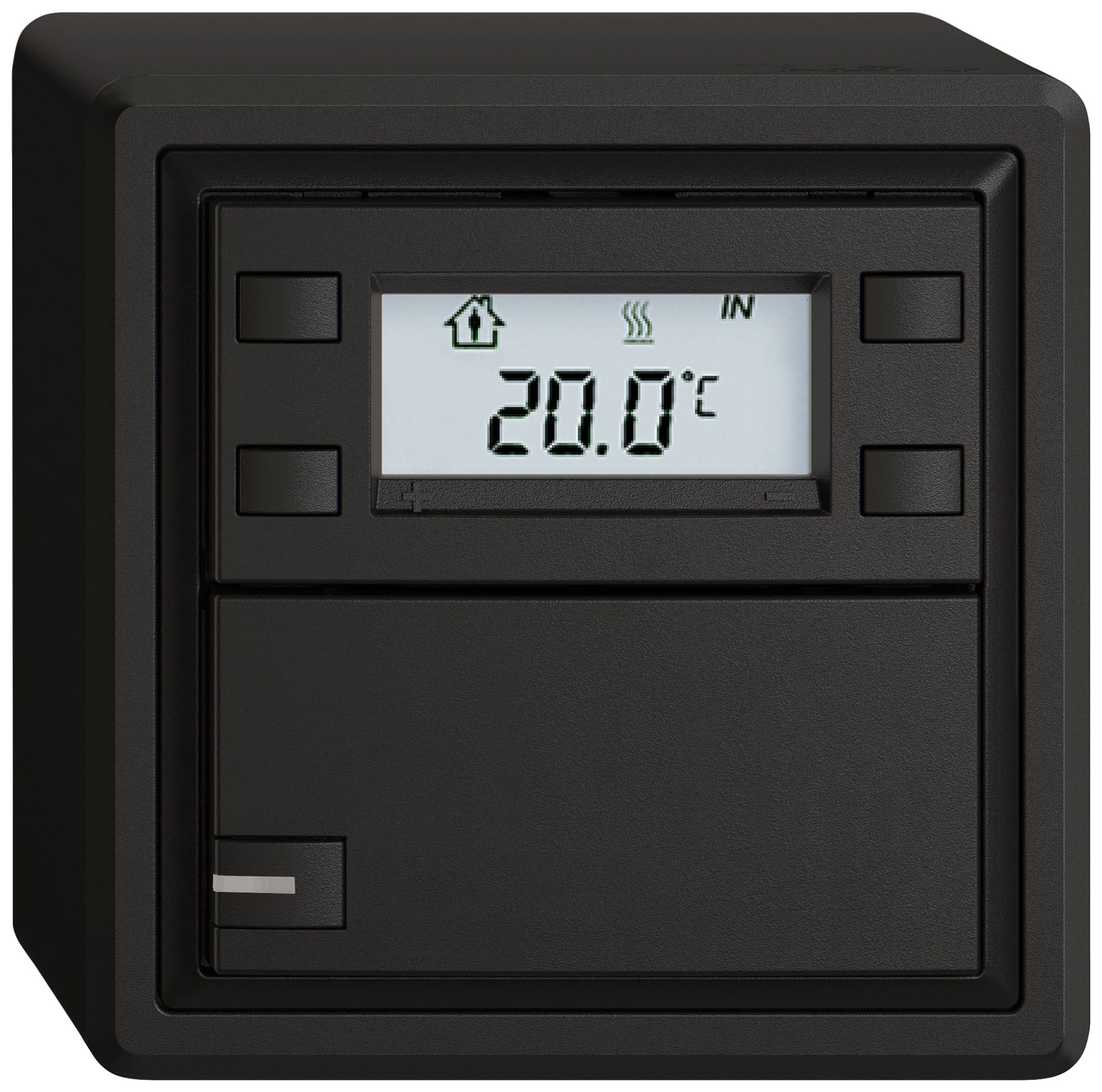 Poussoir RTH AP EDIZIO.liv SNAPFIX® a.RGB-LED 1×touche comm.1T no