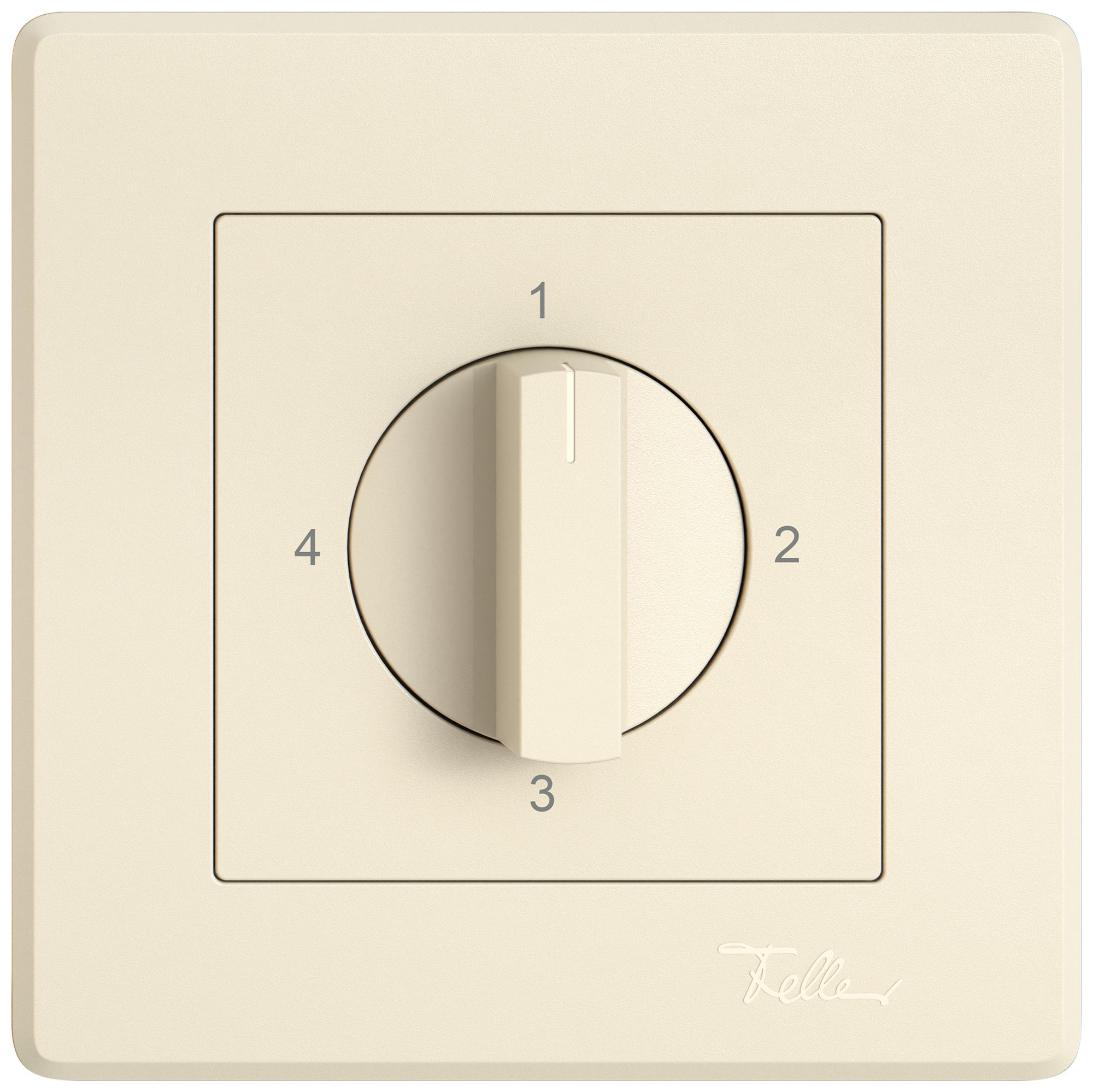 UP-Montageset EDIZIO.liv SNAPFIX® f.Drehschalter m.Griff 4-1-2-3 cr