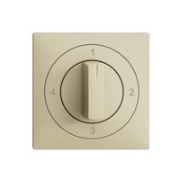 Frontset EDIZIOdue 4-1-2-3 vanille 60×60mm für Drehschalter