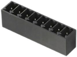 Connettore maschio Weidmüller SC chiuso THT 3.81mm 10L 180° 3.2mm stagnato nero