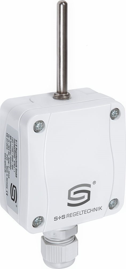 Transmetteur de temp. extér., 24 V CA/CC, capteur: PT1000, sortie: 0-10V