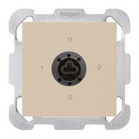 UP-Drehschalter kallysto 2/1L beige für Sicherheitsschloss ohne Zylinder