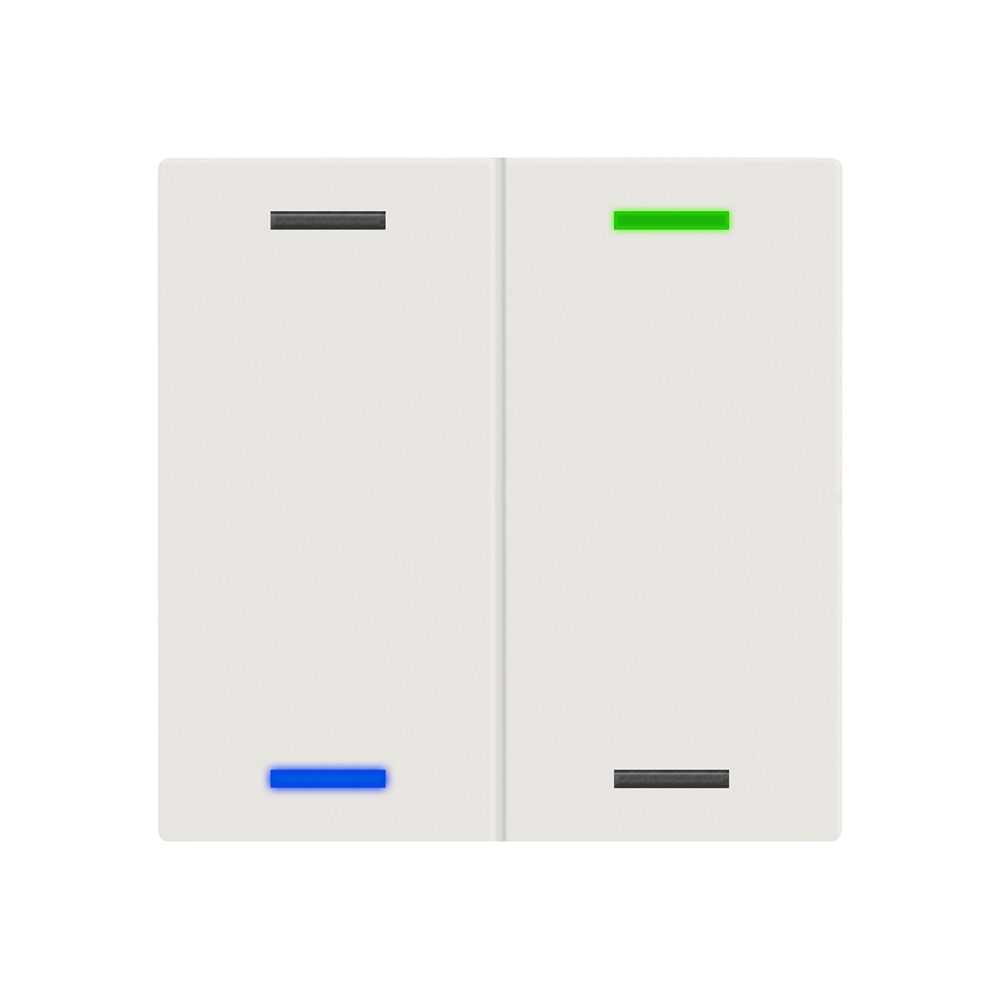 EB-Taster KNX RGBW MDT BE-TAL60T211.01 2T/4B Temp.weiss matt "neutral"