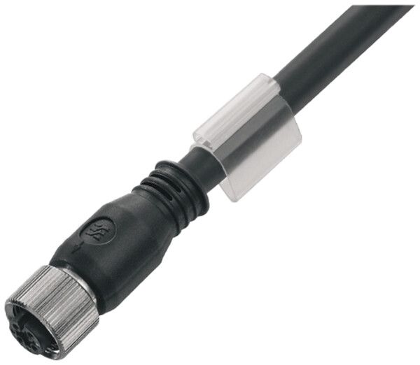 Câble Weidmüller SAIL ouvert/M12 4L 10m prise droite blindée PUR noir, A