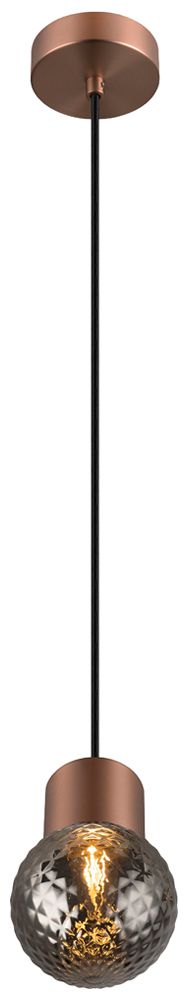 Pendelleuchte SLV VARYT E14 1×6W DIM Ø76×80mm Kupfer