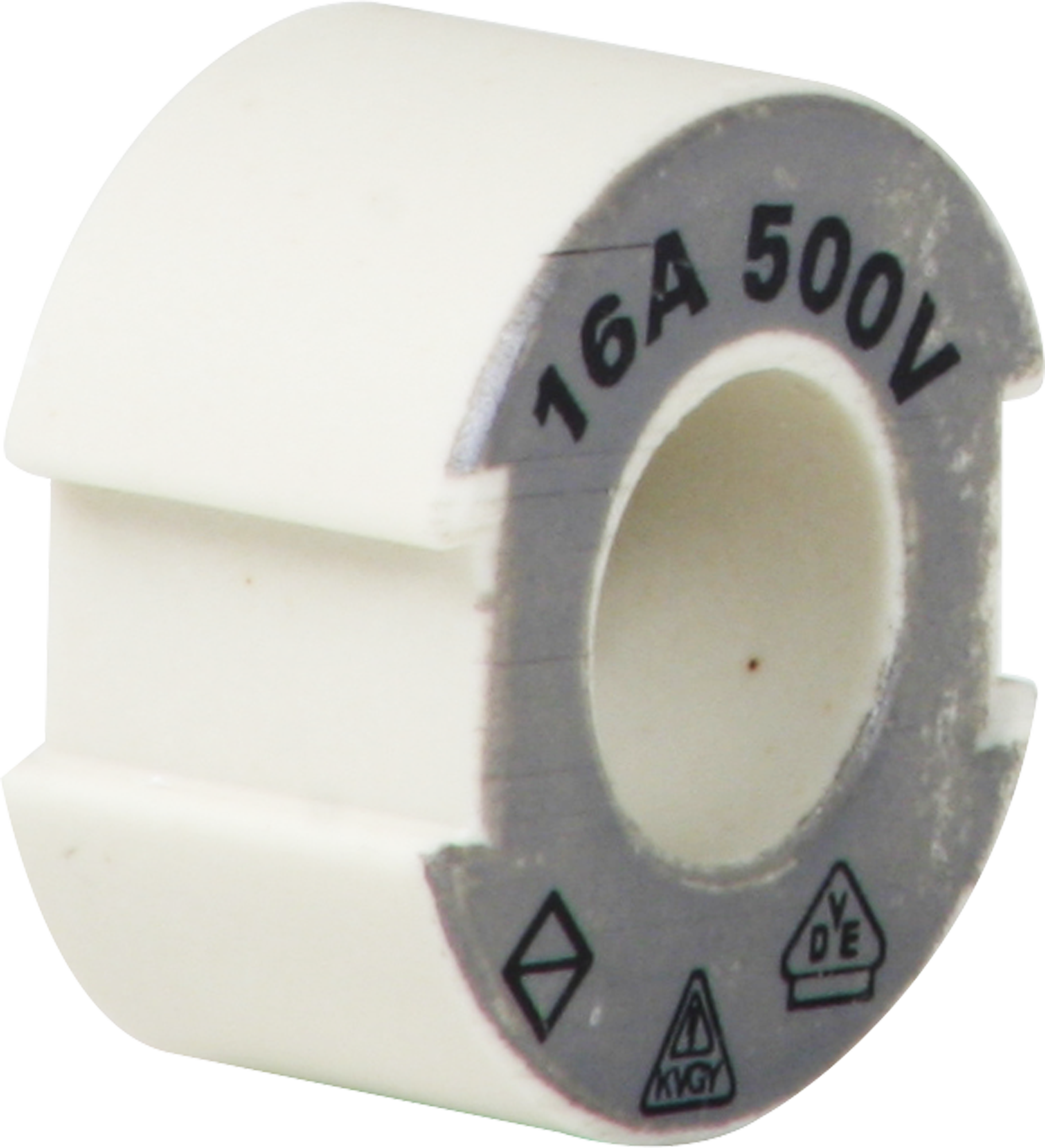 Vite calibrata DII E27 500V in ceramica 16A secondo DIN 49516 grigio