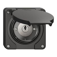 NUP-Drehschalter NEVO, 0/3L, mit Schloss&2 Schlüsseln, KS, 0-1-0-1, schwarz