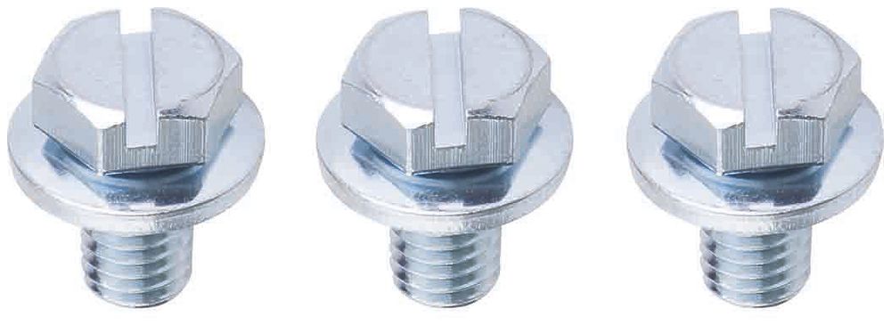 Connessione a vite Hager con elemento a molla inossidabile M8×14mm set a 3 pezzi