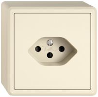 Prise AP EDIZIO.liv SNAPFIX® 1×T13 avec shutter cr