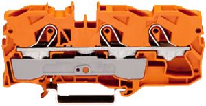 Durchgangsklemme WAGO TopJob-S 10mm² 3L orange Serie 2010