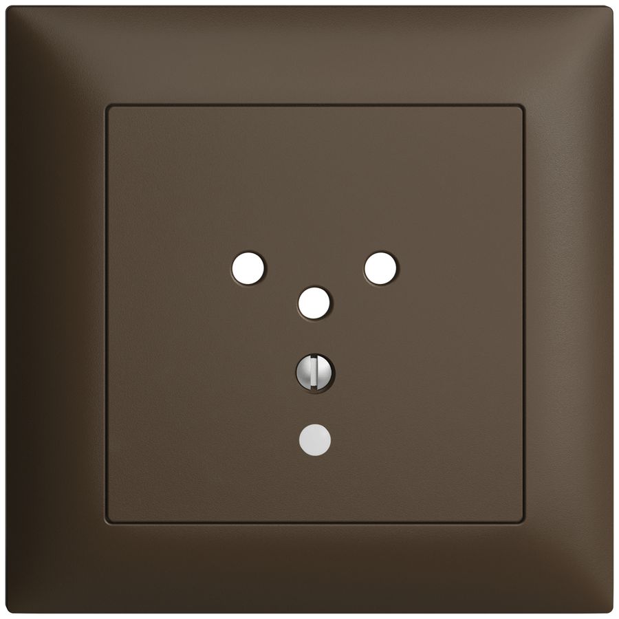 Kit frontal ENC EDIZIOdue coffee 88×88mm T12, lentille,