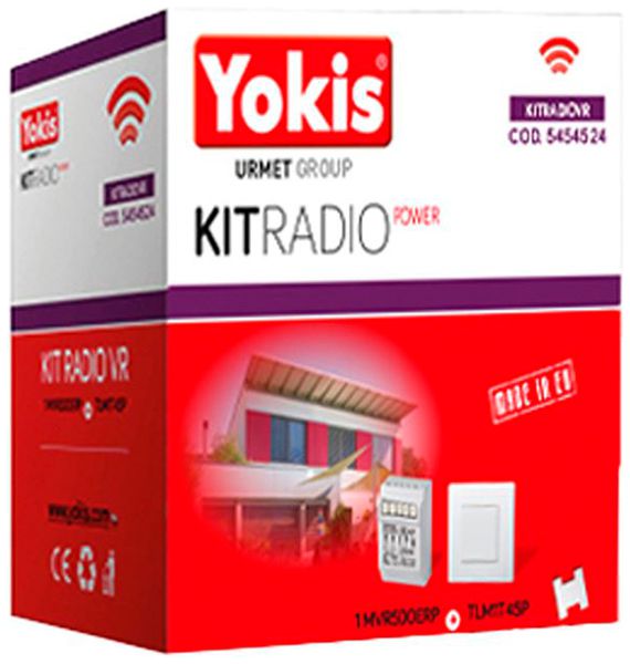 RF-Rolladenaktor-Set Yokis 1×TLM1T45P 1×MVR500ERP