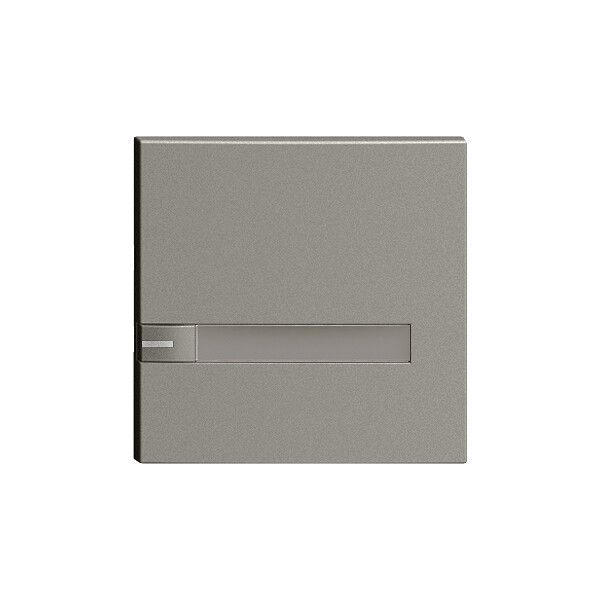 Tasto 1/1 KNX/elettronic.c. LED+cart. EDIZIOdue comando 1×grigio scuro