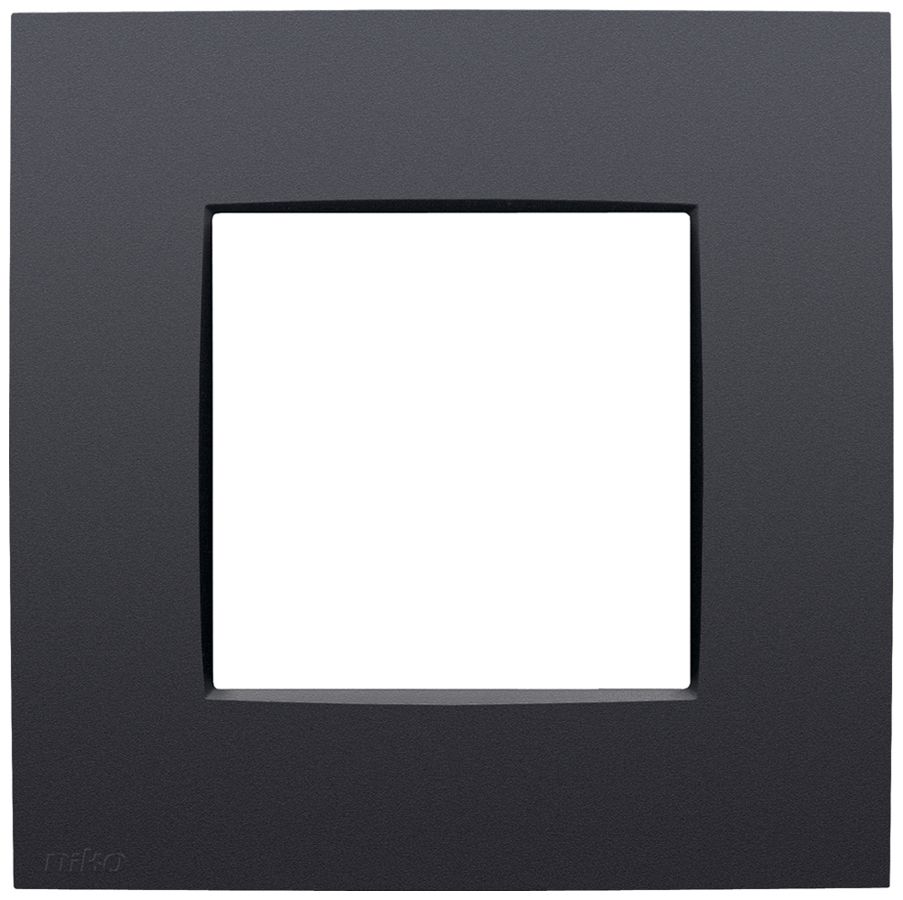 Abdeckrahmen Niko Intense 83×83mm anthrazit