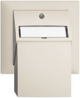 EB-Montageset EDIZIOdue FKE, mit Flachauslasshaube, für 2×Keystone, crema