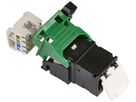 Modulo di raccordo R&Mfreenet EL4.0 RJ45/u cat.5E IDC AWG22…26 verde