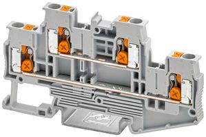 Durchgangs-Reihenklemme PX XTTB 2,5 4mm² 22A 800V 2×2 TH35 gu