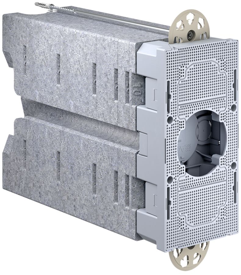 Support p.appareils AGRO avec élément pour boîtes pour façades isolées 240…310mm