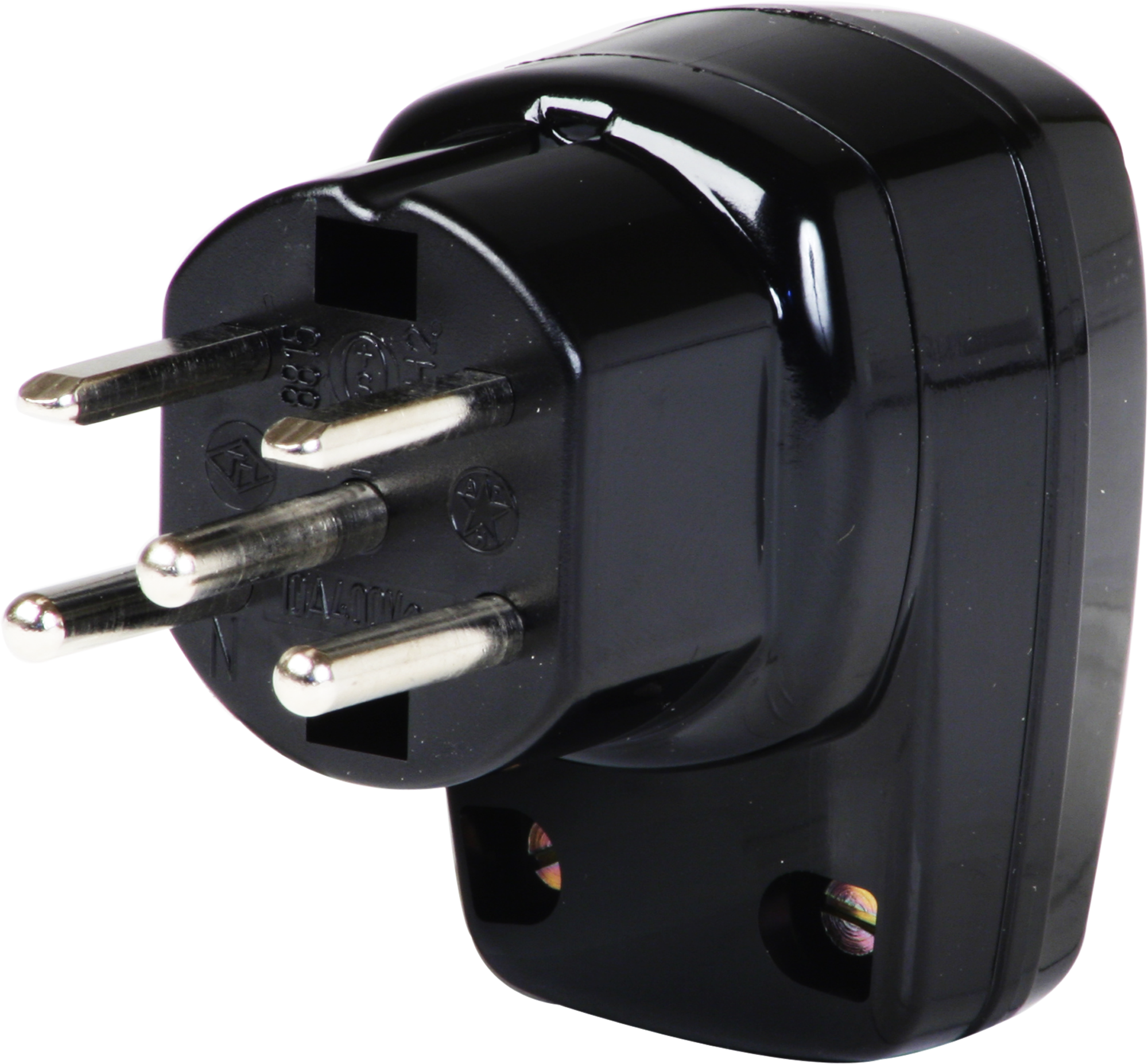 Stecker th T15 vertikal schwarz