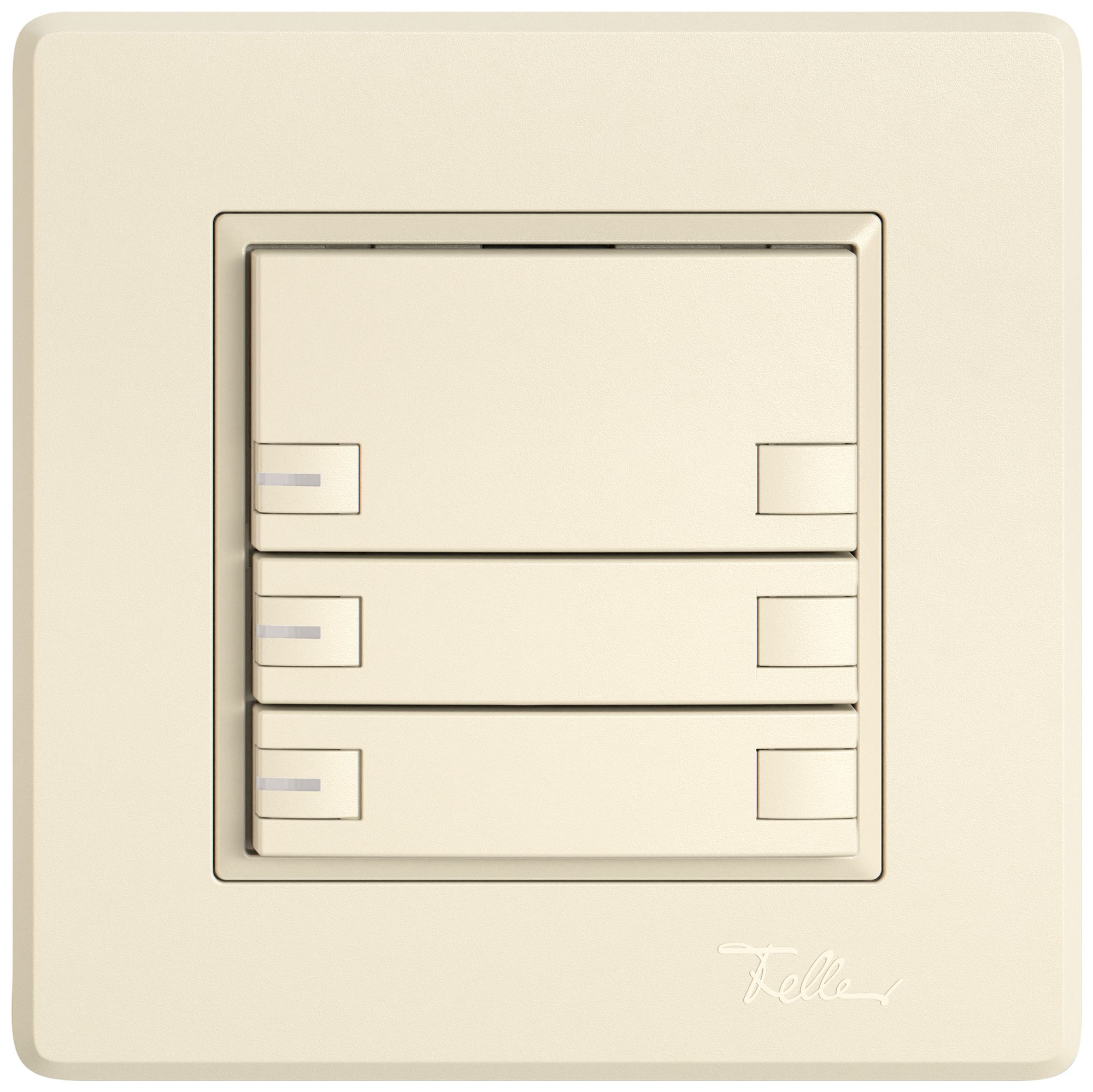 UP-Universaltaster EDIZIO.liv UNI SNAPFIX® m.LED RGB 6× 1-Tbed.cr