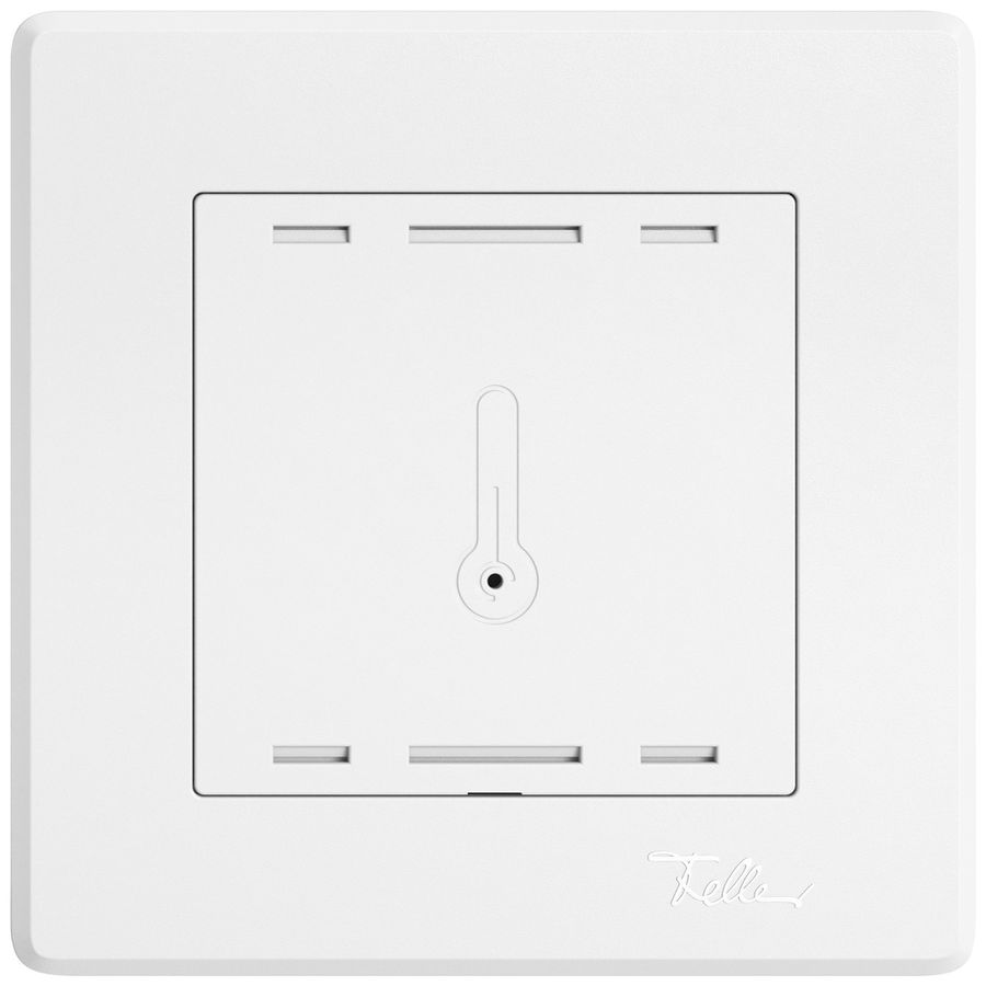 Commande p.capteur de température ENC EDIZIO.liv Wiser SNAPFIX® 96×96mm bc