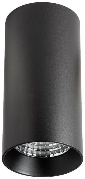 Lampada LED DOTLUX SLIMvario, 18W, Ø80×160mm, 3000K, 1800lm, IP20, nero