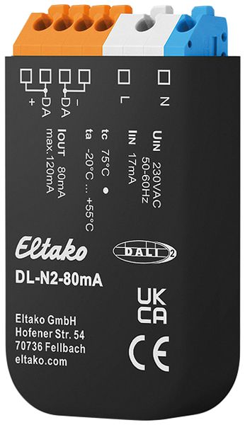 EB-Netzteil Eltako DL-N2-80mA für DALI-2-Bus 80mA/12…20.5VDC
