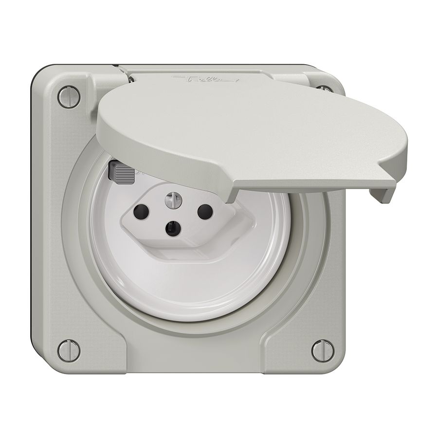 Prise FI NEVO N.CO, 30mA, type 13, bornes de raccordement pour prises supp., grc