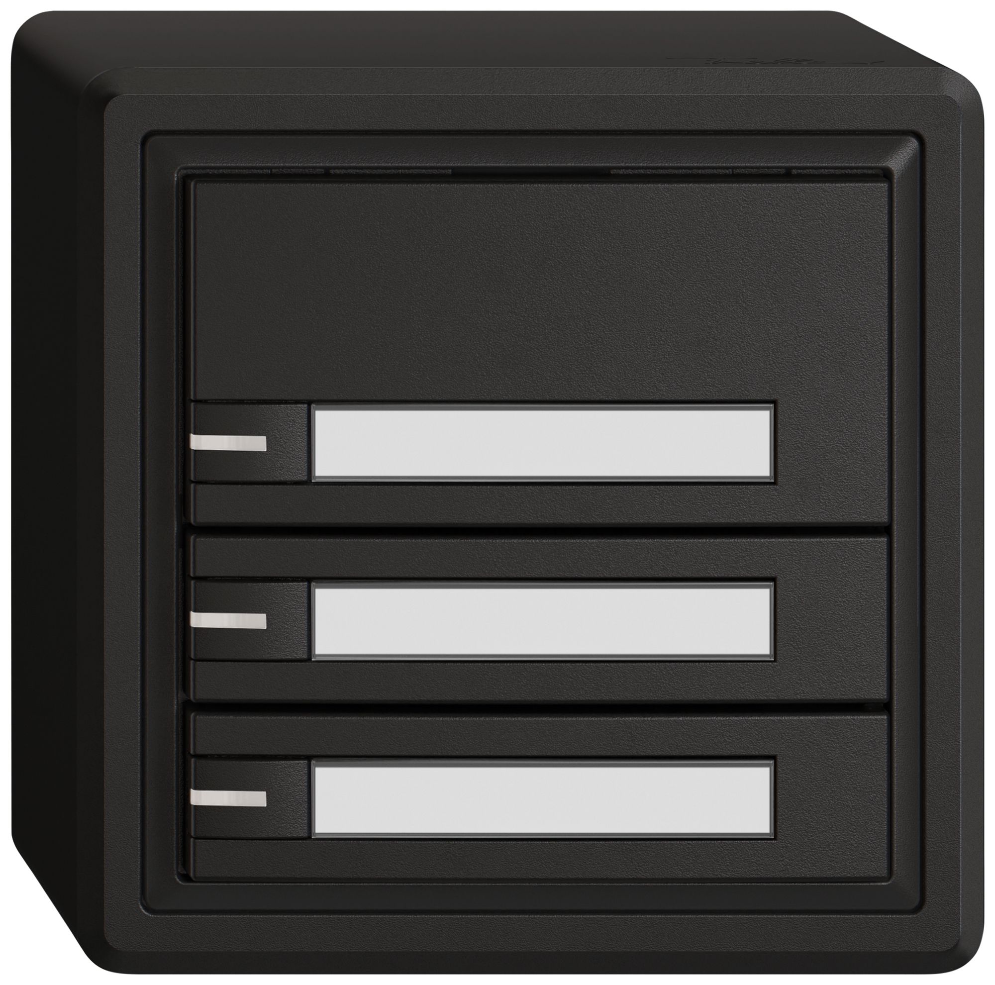 AP-Universaltaster EDIZIO.liv UNI SNAPFIX® m.LED RGB 3× 1-Tbed.Pap.sz