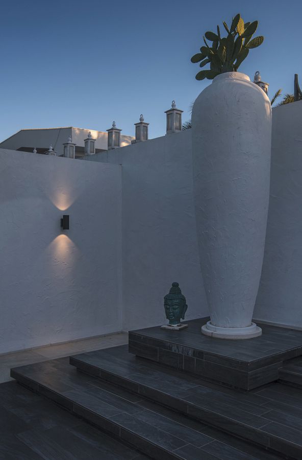 LED-Wandleuchte SLV ENOLA ROUND UP/DOWN S 7W 640lm 3000/4000K IP65 anthrazit