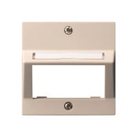 Frontplatte kallysto für Multimedia-Modul Schrägauslass Thermoplast beige
