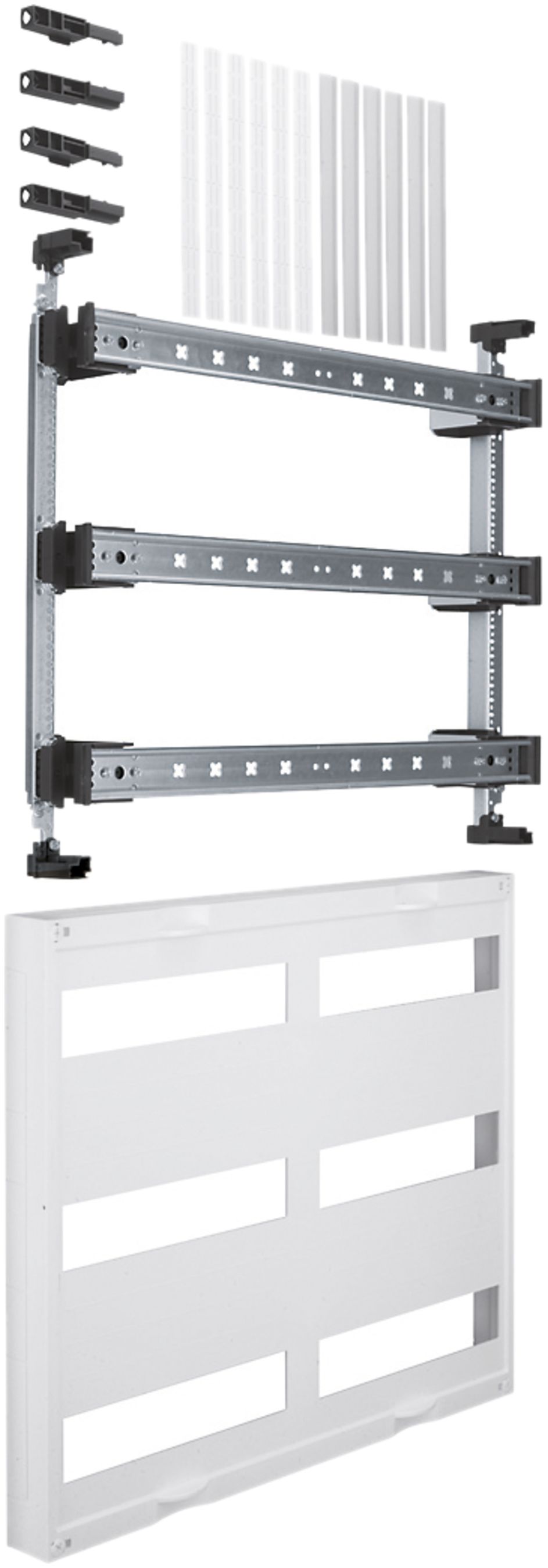 Baustein Hager univers N 450×500mm für Reiheneinbaugeräte waagrecht 6×12 PLE