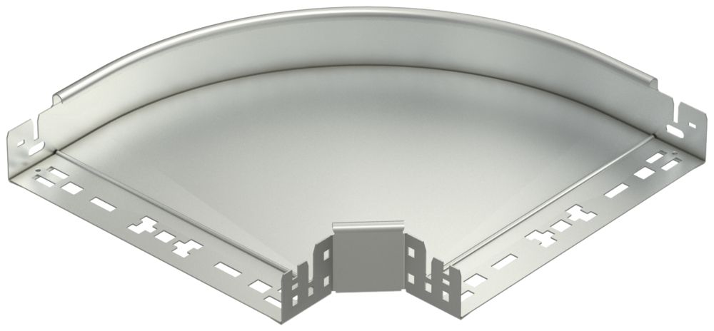 Bogen 90° Bettermann mit Schnellverbindung 60×300mm, A2, 1.4301, 2B