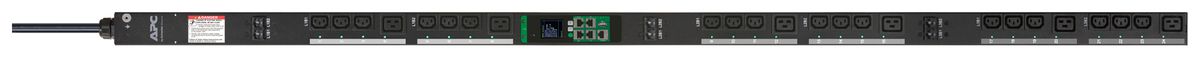 Prise multiple Easy PDU 55×1800×56mm 18×C13 6×C19 Metered-by-Outlet commut.22kW