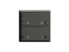 UP-Taster ZEP Universaldimmer Szene 1K/2T EDIZIOdue schwarz