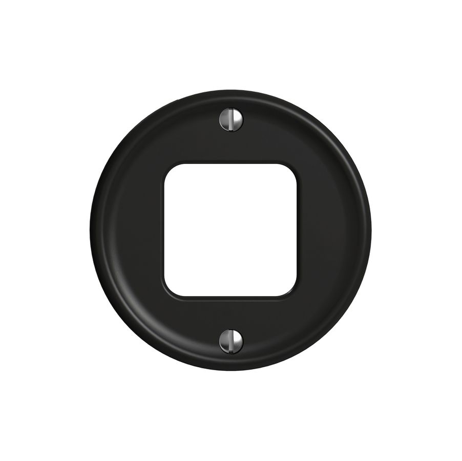 Abdeckset STANDARDdue Wiser SNAPFIX® Thermostat schwarz