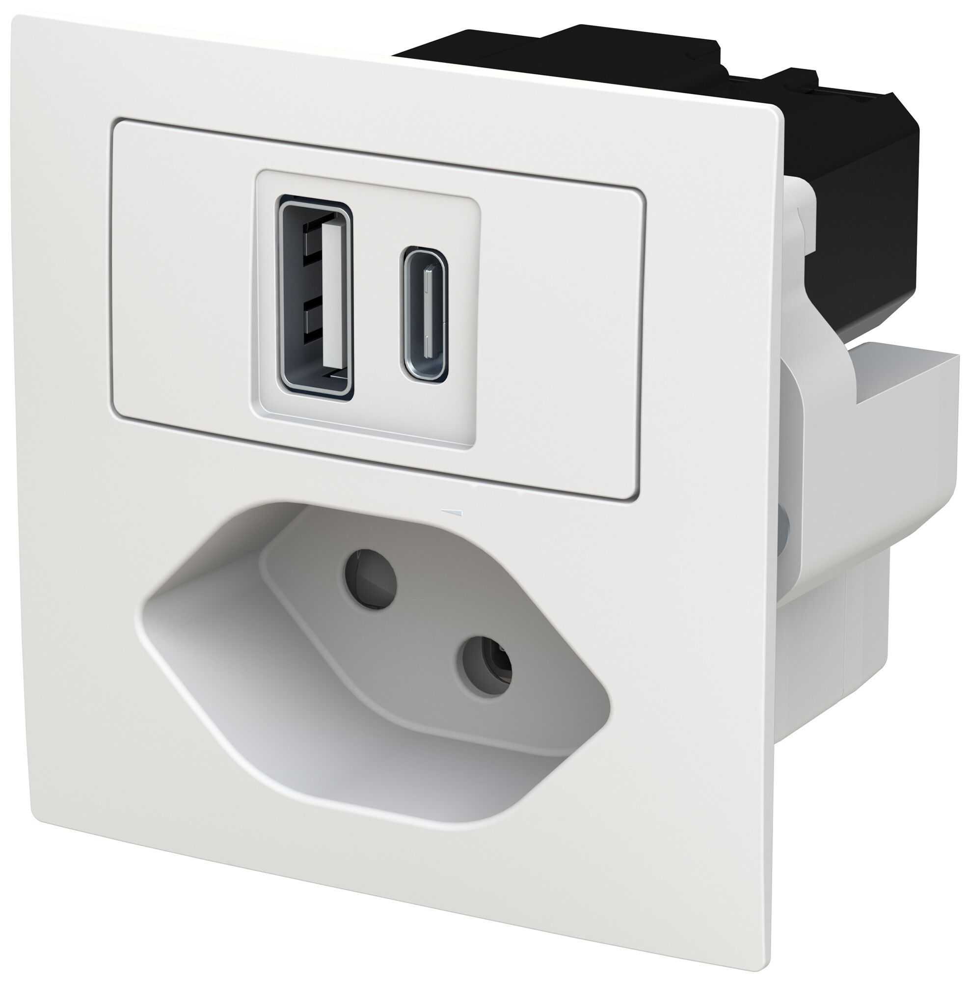 Prise de charge USB ABB Sidus 1×USB-A 1×USB-C + T13 3000mA OUT:5V bc