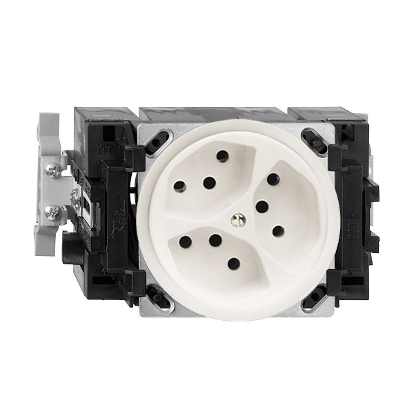 EB-Steckdose FH 3×T13/3 weiss 49…69mm Snap