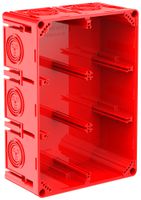 Einlasskasten CRALLO-LEU 198×138×73mm 3×2 Halogenfrei rot