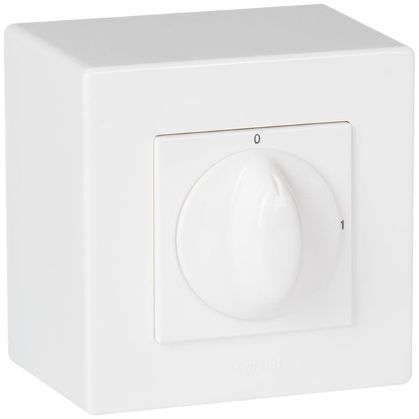 Interrupteur rotatif AP ATO 1/1L blanc 0-1-2-1+2